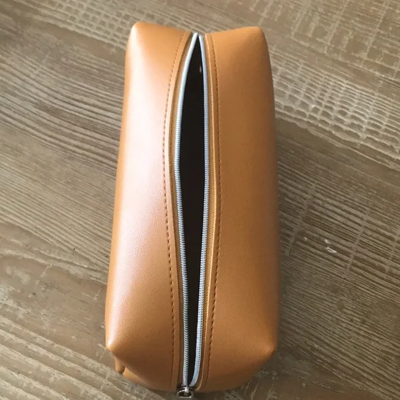 Acqua di Parma Tan Leather Men's Bag - Picture 3 of 4